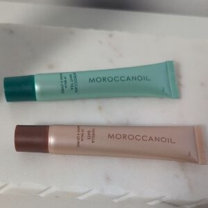 Moroccanoil Lip Balm Set - Mint Green and Vanilla Brown
